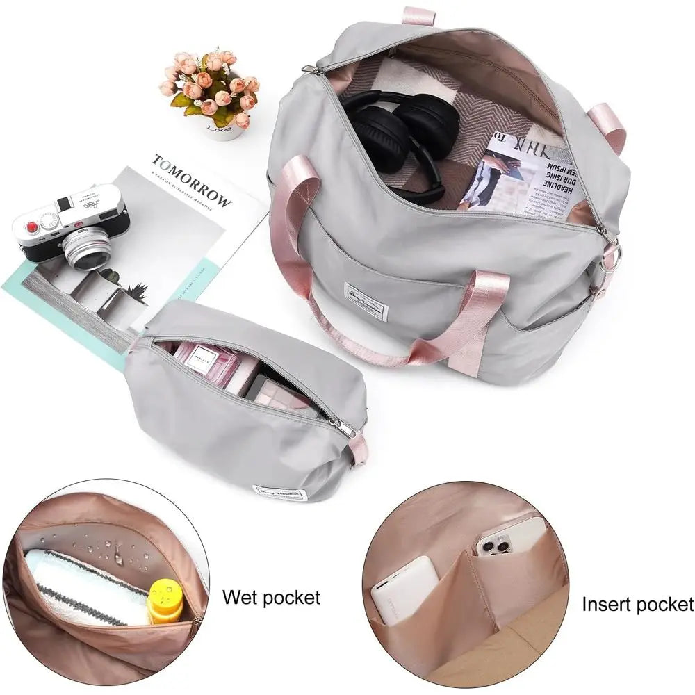 6-Piece ABS+PC Luggage Set with Spinner Wheels, Lightweight Suitcases featuring TSA Lock & Zipper