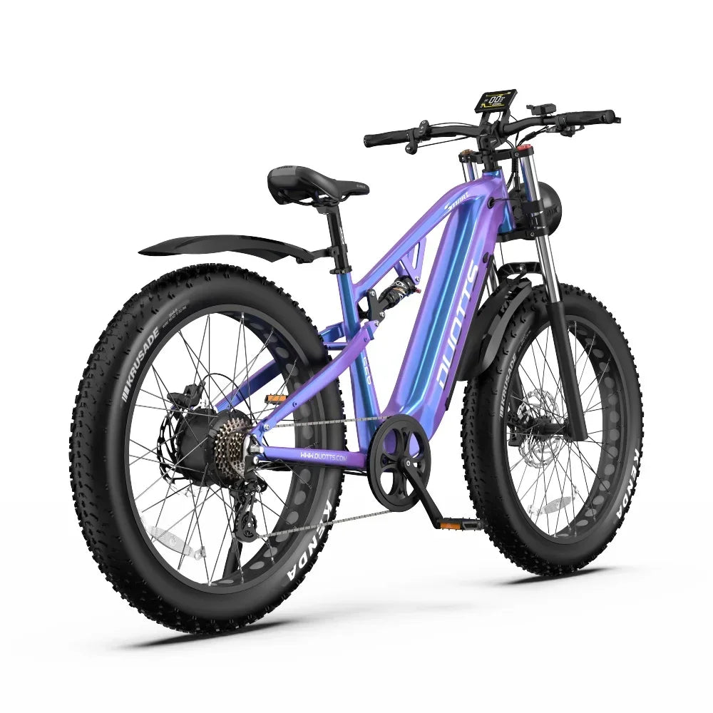 DUOTTS E26 For Adult Dual Suspension E-Mountain bike 48V 20Ah Battery Dual Motor Hydraulic Brake 26" Fat Tire Electric Bicycle