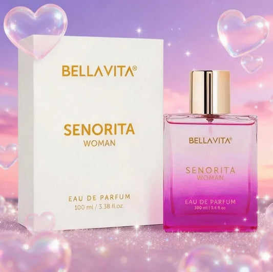 Bellavita Luxury Women Senorita 100ml Eau De Parfum Liquid Perfume For Gift