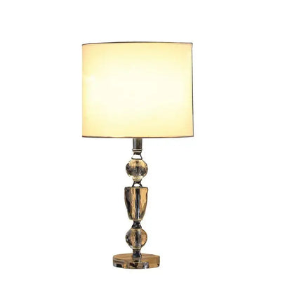 23.5" Cut Crystal Modern Table Lamp - Elegant Lighting Fixture for Home Décor, Stylish and Functional Design, Perfect for