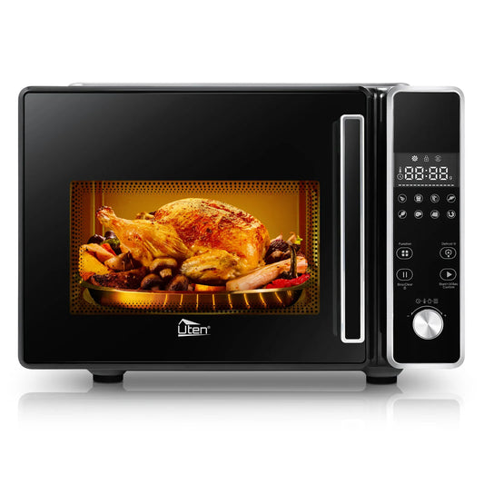 8 IN 1 Large Capacity Countertop Microwave Oven w/LED Display Multi-Functional