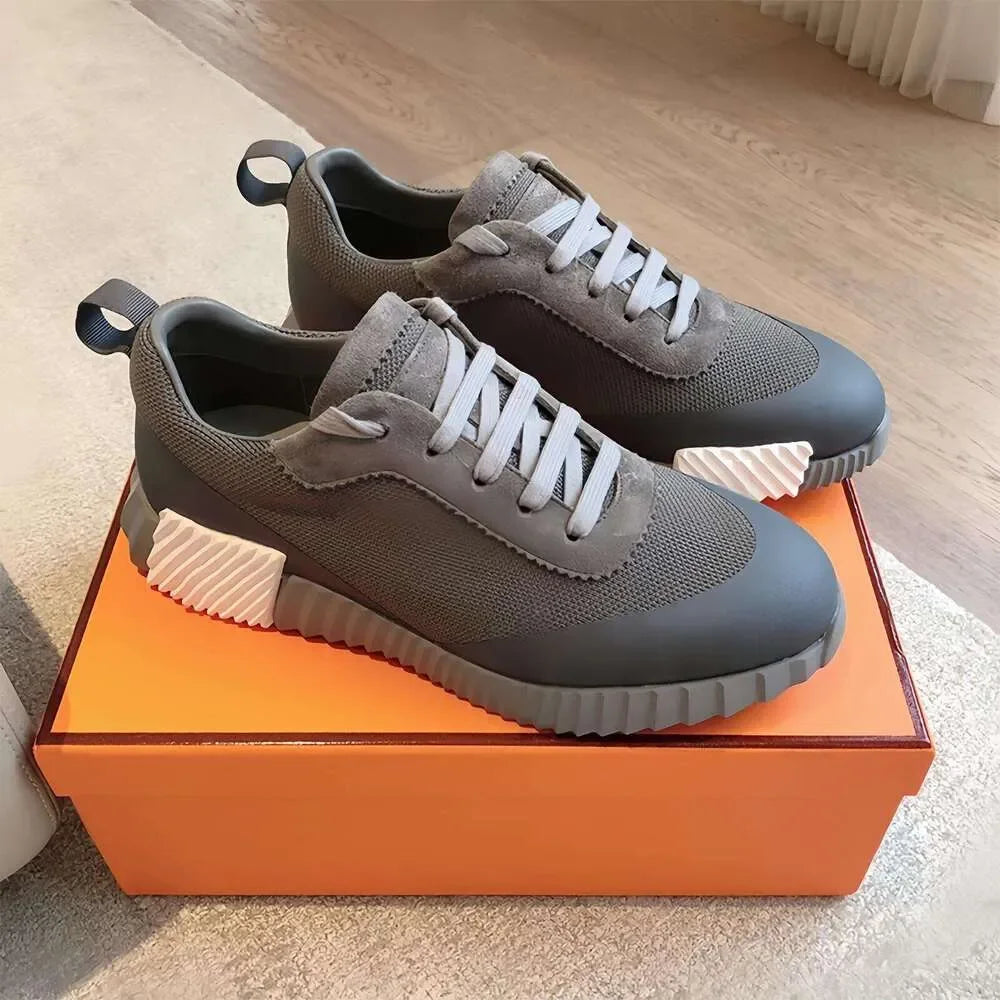 Designer Suede Casual Shoes Trainers Patchwork Men Bounce Women Sneaker luxury designer shoes Bouncing Breathable famous