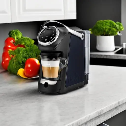 Expert Coffee Classy Plus Single Serve All-in-One Espresso & Coffee Brewer with Built-in Milk Frother - LB 400