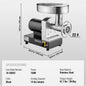 Succebuy Meat Grinder Electric Meat Grinders Grinding Plate Stainless Steel Commercial for Kitchen Restaurant Butcher Store