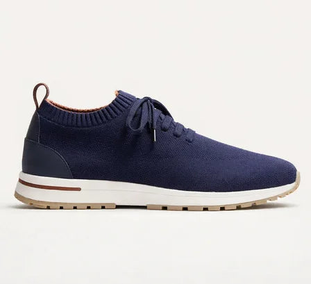 Men's Sock Fit Knit Casual Sneakers Breathable Lightweight Non-Slip Comfortable Walking Shoes for Work Commute Daily Wear