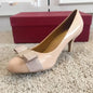 2025 Ballet flats new leather round head shallow bow multifunctional single shoes women's leather bow bow design