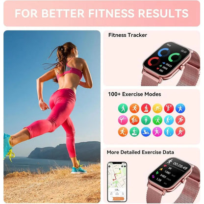 Smart Watch or Women Men, itnWatch or Android Pes iPe Compatible, 1.85" Smart Watches or Women Men, 110+ Sport es Smartwatch (2