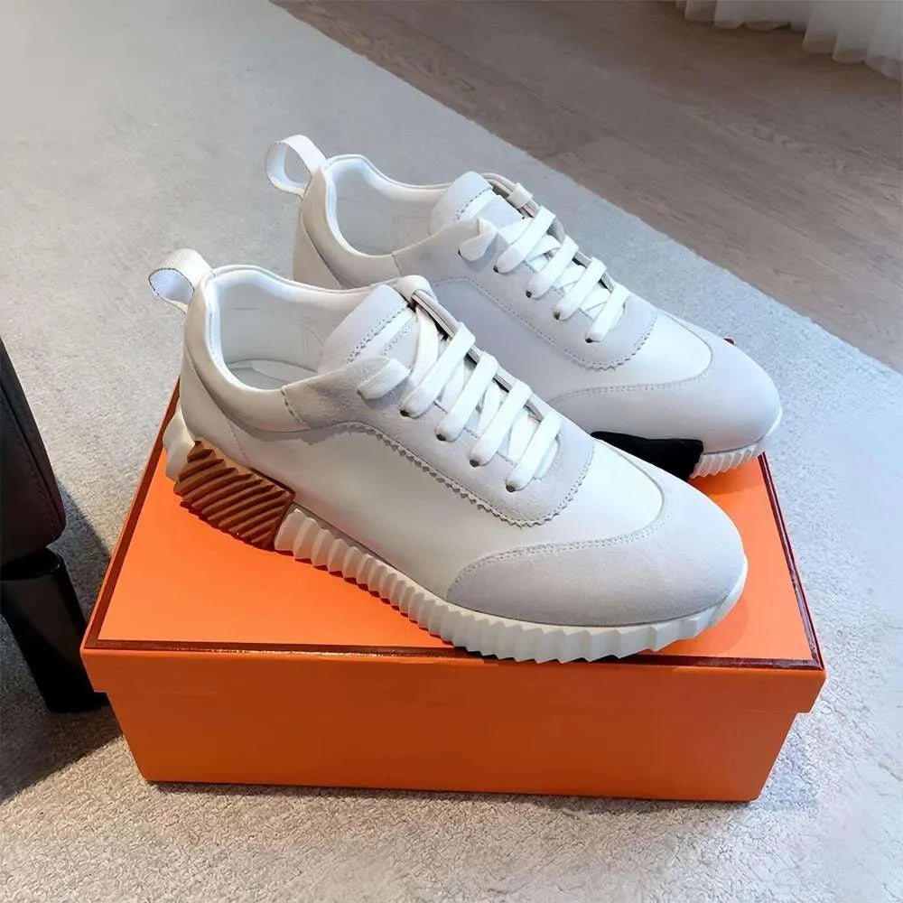 Designer Suede Casual Shoes Trainers Patchwork Men Bounce Women Sneaker luxury designer shoes Bouncing Breathable famous