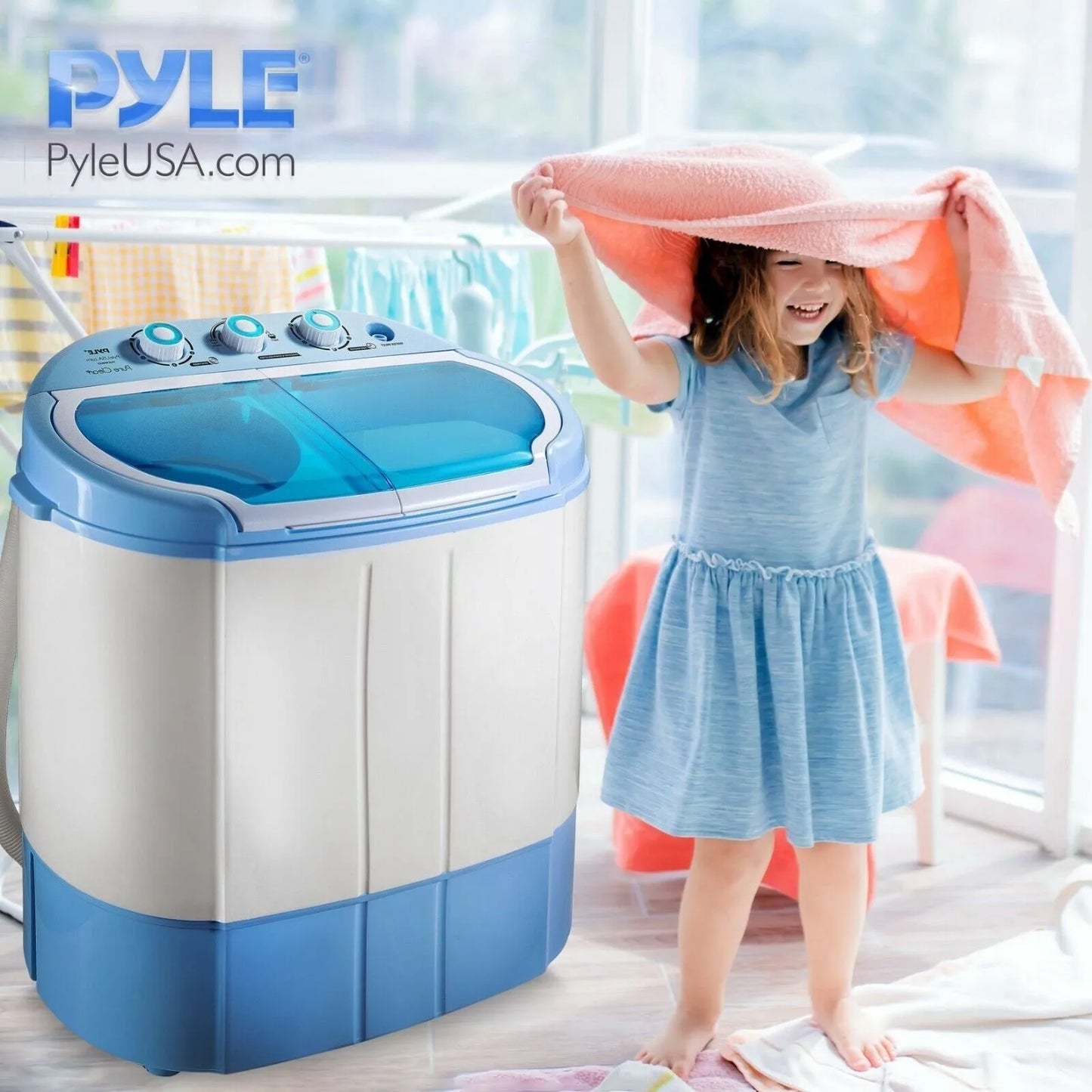 Compact & Portable Washer & Dryer, Mini Washing Machine and Spin Dryer