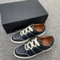 2025 New Z-style Full Grain Leather Men's Shoes Color Block Low Top Lace Up Comfort Casual Sports Board Sneakers