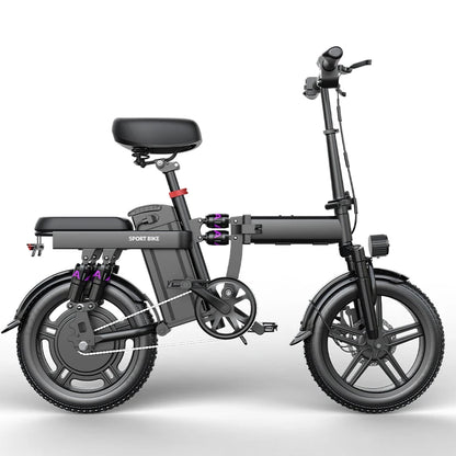 Toofly 1000W Electric Bike 16 Inch 48V 20Ah Lithium Battery Powerful Speed E-Bike City Commuting Bicycle Adult Unisex