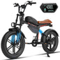 1500W Electric Bike, Max Speed 27MPH,48V18AH Electric Mountain Bike,20x4" Fat Tire Electric Dirt Bike, Long Range Electric Bike