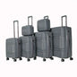 6-Piece Expandable Hardshell Luggage Set Lightweight Unisex with Rotating Wheels Password Lock Carry on Travel Suitcase