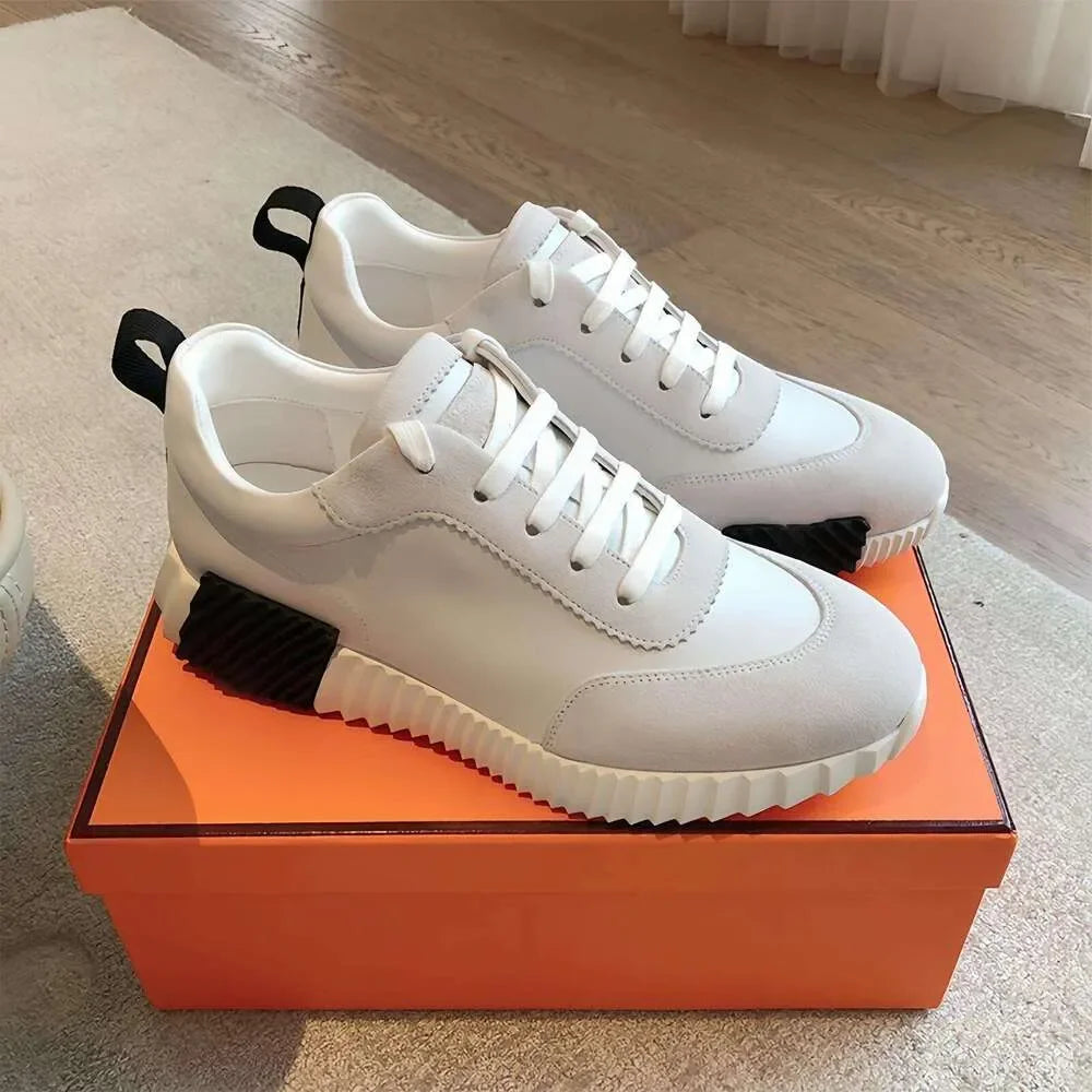 Designer Suede Casual Shoes Trainers Patchwork Men Bounce Women Sneaker luxury designer shoes Bouncing Breathable famous