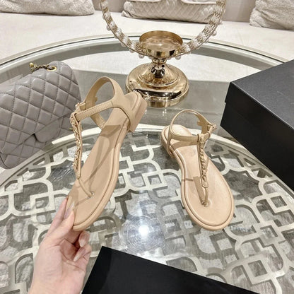 Shoes Women Size35-41 Weaving Sandals Flat Platform Natural Cow Suede Flats Round Toe Leisure Designer Shoes Zapatillas De Mujer