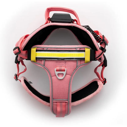High-Visibility LED Dog Harness for Enhanced Night Safety - 1000 Lumen Light-Up Vest with Patent Pending Design