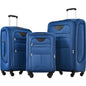 Softside Expandable 3PCS Luggage Set Lightweight Softshell Upright Suitcase with Spinner Wheels 22/26/30 Inch Travel Luggage