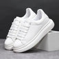 Luxury Shoes 2026 Trendy Men's Autumn New Glossy Black Casual Leather Shoes, Spring Fall Fashion Sneakers 5481