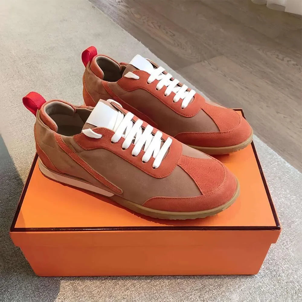 Designer Suede Casual Shoes Trainers Patchwork Men Bounce Women Sneaker luxury designer shoes Bouncing Breathable famous