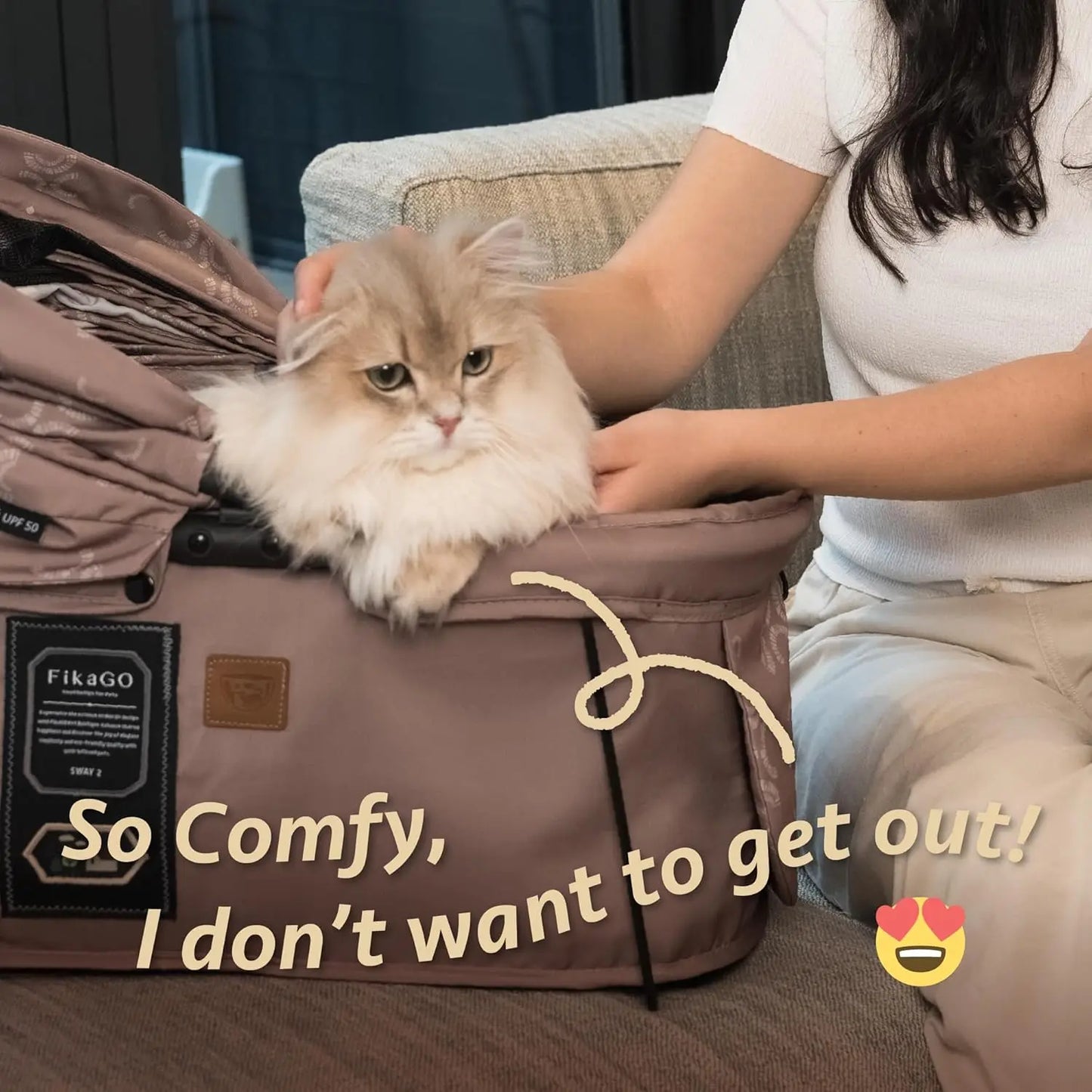 2-in-1 Pet Car Seat and Carrier, Booster for Small Dogs and Cats, Safe Travel Accessory