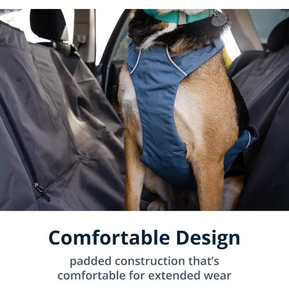 Load Up Dog Car Harness Padded Adjustable Travel Restraint with Universal Seat Belt Attachment and Strength-Rated Metal Hardwar
