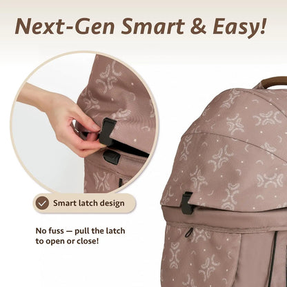2-in-1 Pet Car Seat and Carrier, Booster for Small Dogs and Cats, Safe Travel Accessory