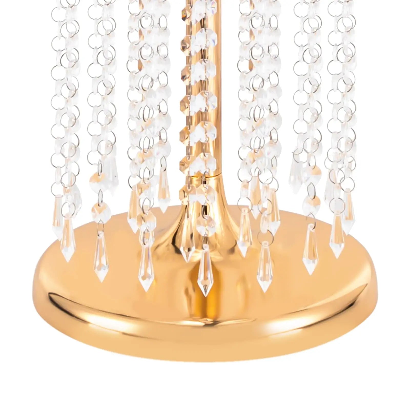 10 件 23.6 英寸 Tall Wedding Centerpieces Flower Vases, Metal Flowers Stand, Acrylic Crystal Stand, Column Vases Centerpieces for t