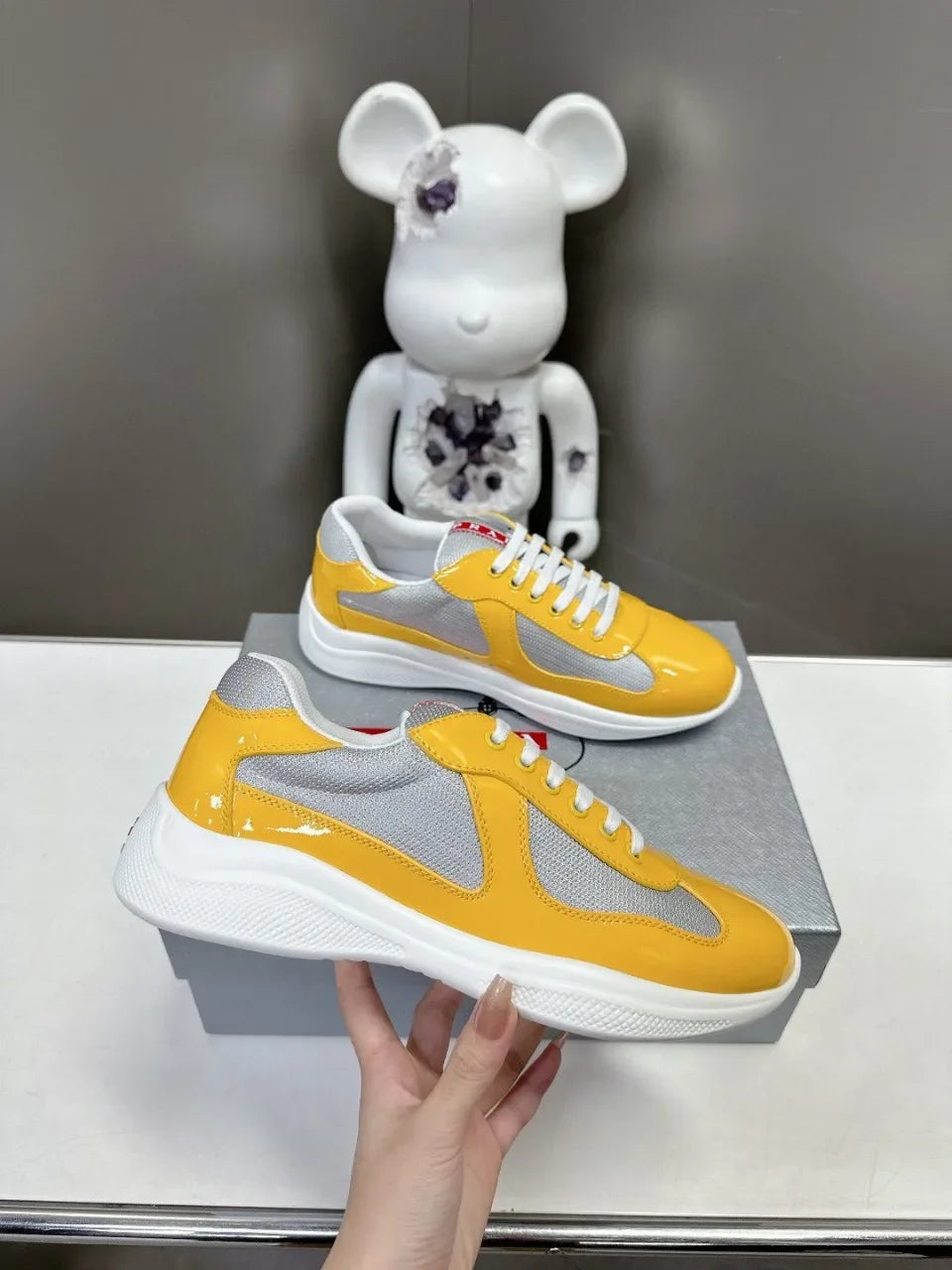 2025 Designer Styles Men's Leather Sports Casual Shoes First Layer Cowhide Platform Leather Shoes Fashion Trends