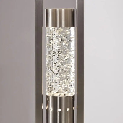 Modern Table Lamp with Water Dancing Light - Sparkling Decorative Home Decor, Satin Night Light for Stylish Interiors