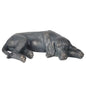 Statue Outdoor Decorations DogFigurine Sleeping Dog Sculptures Resin Sculpture for Patio Lawn Yard Porch Ornament Garden Gift 22