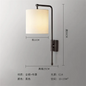 American-style All-copper Luxury Retro Wall Lamp Simple Bedroom Bedside Living Room Dining Room Study Hotel Model Room Lighting