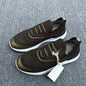 2025 New B-style Driving Men ShoesBreathable Comfort Round Toe Color Block Versatile Casual Sneakers Lightweight