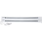 Cadet F Series 49" Portable Electric Baseboard Heater (Model: 4P1500W, Part: 05601), 5120 BTU, 120 Volt, 1500 Watt, White