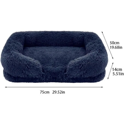 Autumn Winter Warm Removable Cover Dog Sofa Bed Cat Pad Large Size Pet Bed for Comfortable Rest