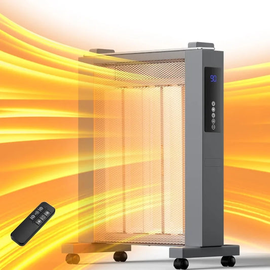 Space Heaters for Large Room Whole-Room Heating 1500 W Radiator Electric Heater with Tip-over Overheat Protection Heaters with
