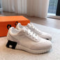 2024 New Colors Men Bouncing Sneaker Shoes Top Luxury Calfskin Suede Casual Sports Goatskin Light Sole Low Top Trainers Comfort
