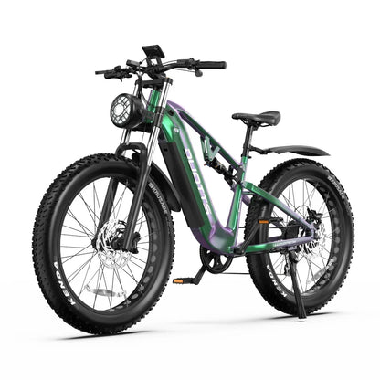 DUOTTS E26 For Adult Dual Suspension E-Mountain bike 48V 20Ah Battery Dual Motor Hydraulic Brake 26" Fat Tire Electric Bicycle