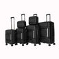6-Piece Expandable Hardshell Luggage Set Lightweight Unisex with Rotating Wheels Password Lock Carry on Travel Suitcase