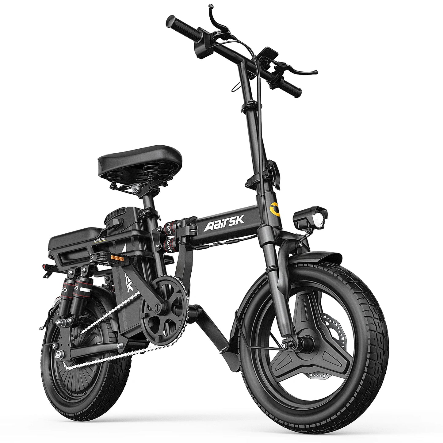 Aairsk RS5 14 Inch Tire Women's Electric bicycle  Adult E-bike 500W Motor Ebike 48V 15Ah Battery Electric Bike
