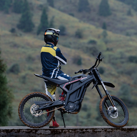 EKXBIKE M1 16800W Peak Electric Dirt Bike 72V/50Ah Electric Motorcycle 85Miles Max Range 62Mph Max Speed Mountain Electric Bike