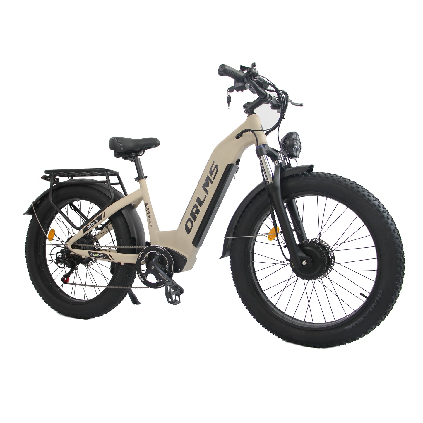 ORLMS MN-6 adult E-bike 26-inch All-terrain fat tire E-Mountain bike 1000W*2 motor 52V 23Ah battery  Electric Bike