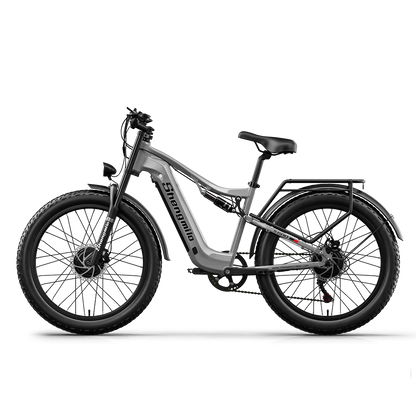 Shengmilo S600 Electric Bike Dual Motor2000W  48V17.5AH Battery 26 Inch e bike Fat tire Ebike Men's Mountain Electric Bicycle