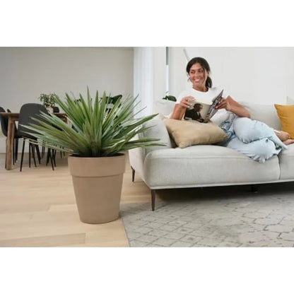 27 inches Tall Artificial Agave Plant in Black Pot with Real Stone Pebbles 126 Realistic Leaves Large Faux Plants Indoor and Ou