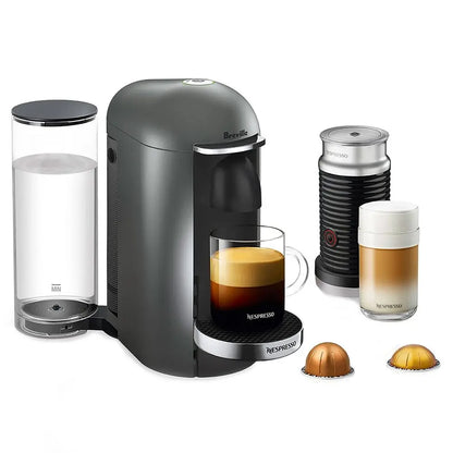 Deluxe Coffee and Espresso Maker with Integrated Cappuccino Milk Frother