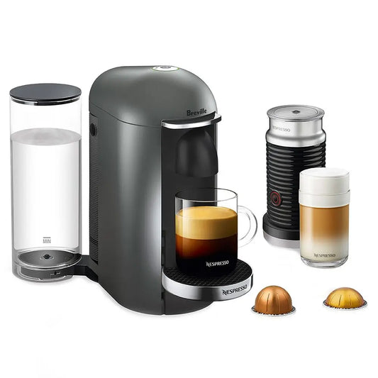 Deluxe Coffee and Espresso Maker with Integrated Cappuccino Milk Frother