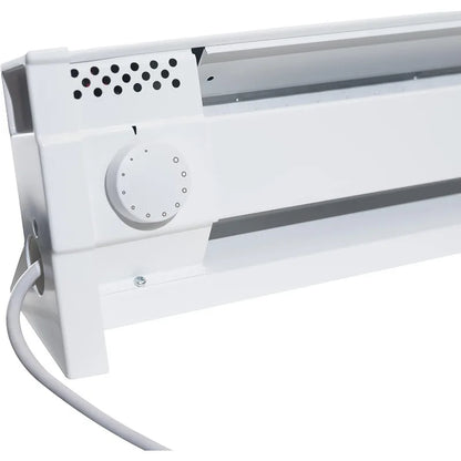 Cadet F Series 49" Portable Electric Baseboard Heater (Model: 4P1500W, Part: 05601), 5120 BTU, 120 Volt, 1500 Watt, White