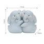 Hugging Duck Bookends - Adorable Cartoon Animal Book Stand for Desk, Decorative Shelf Organizer for Home & Office