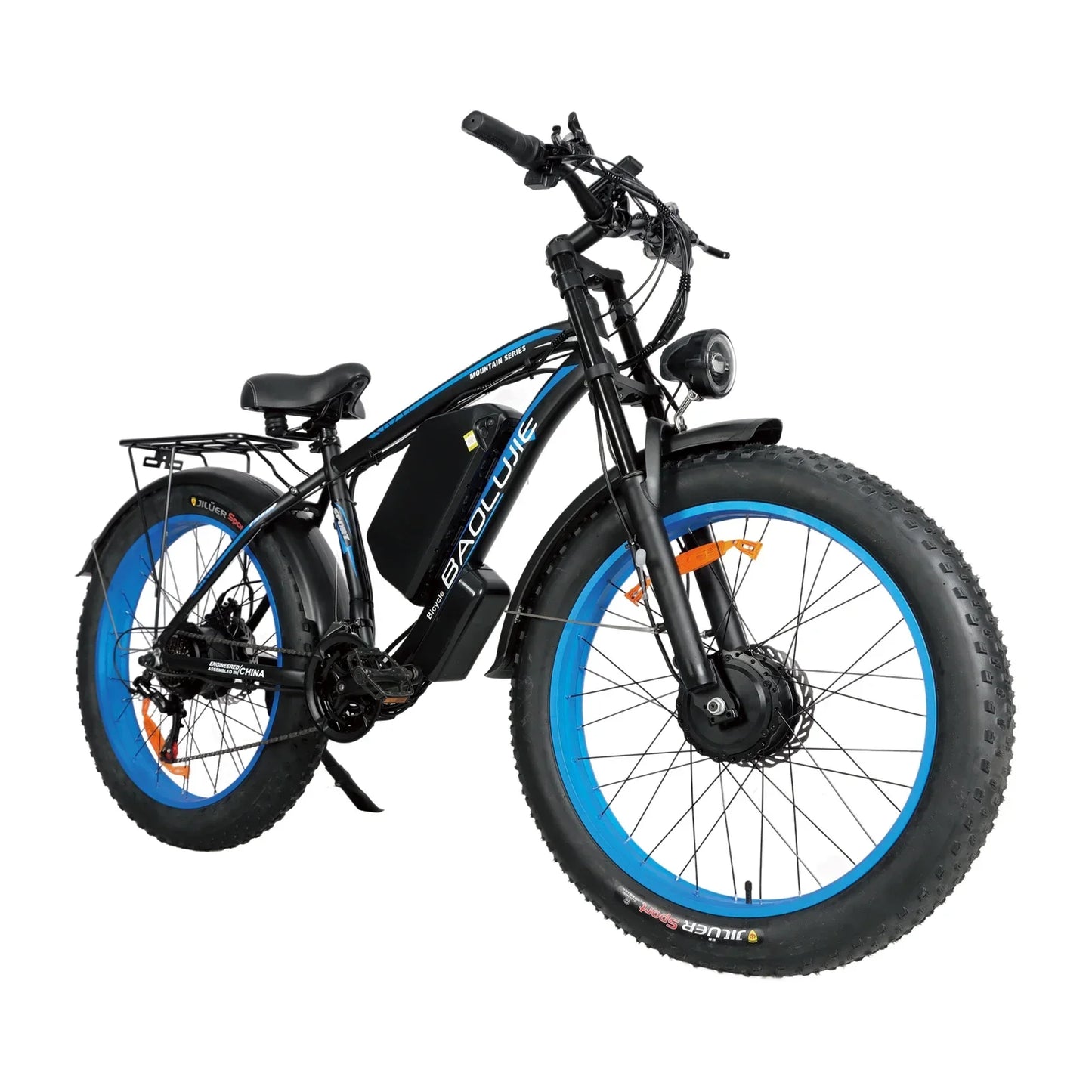 BAOLUJIE 2602 Electric bicycle 52V32Ah battery 3000W Motor City Commuter Electric Bike 26inch tireall terrain E-bike