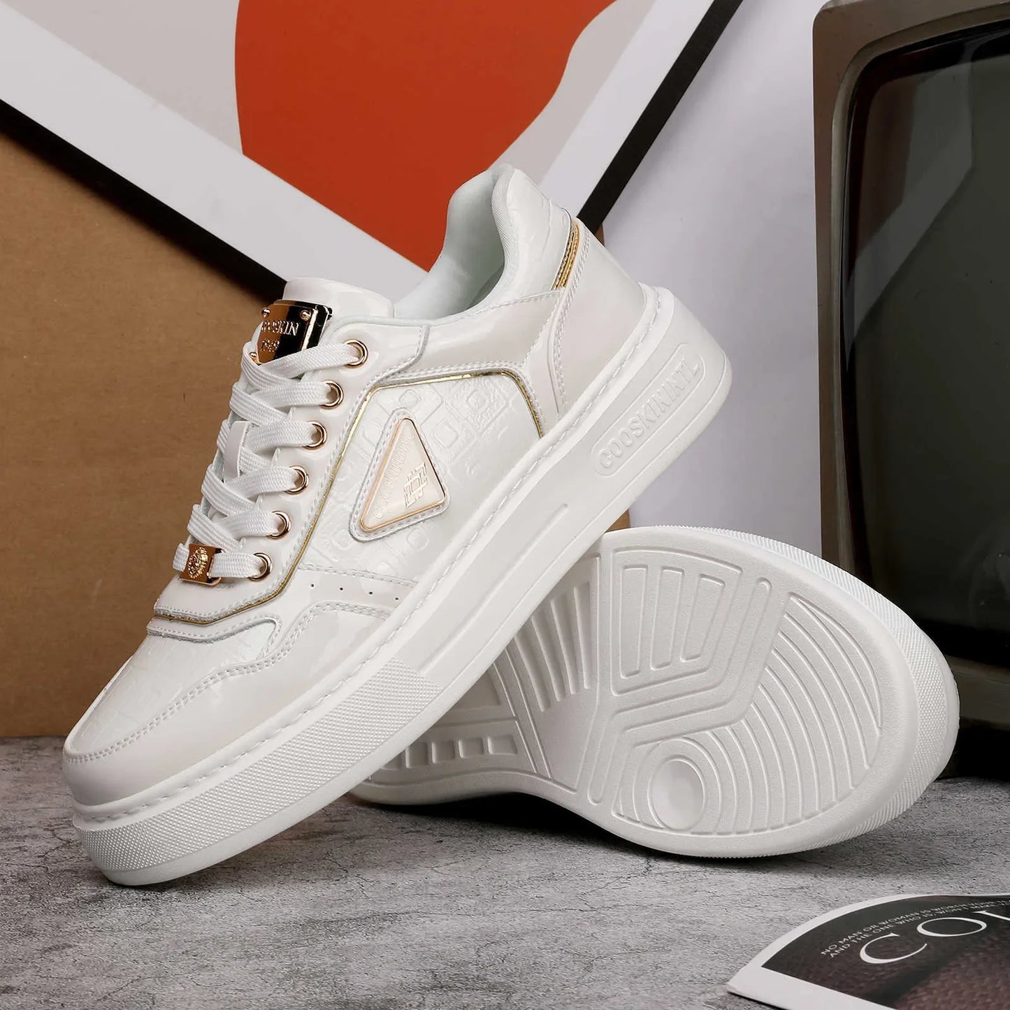 Casual Shoes Luxury Sports Shoes Brand Fashion Mens and Womens Shoes Retro Leather Shoes Low Top Sports Shoes Sports Shoes