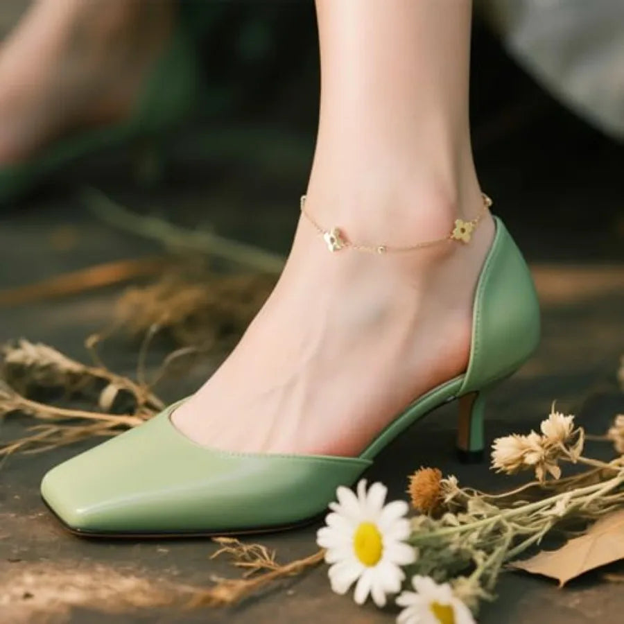 14K Gold Plated Anklets for Women Four-Leaf Clover 14K Gold Plated Ankle Bracelets for Women Golden Jewelry for Womens Anklets